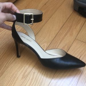 Nine West pumps with straps